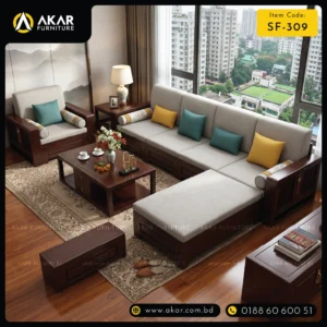 SF-309 এল-শেপ সোফা সেট — AKAR সোফা