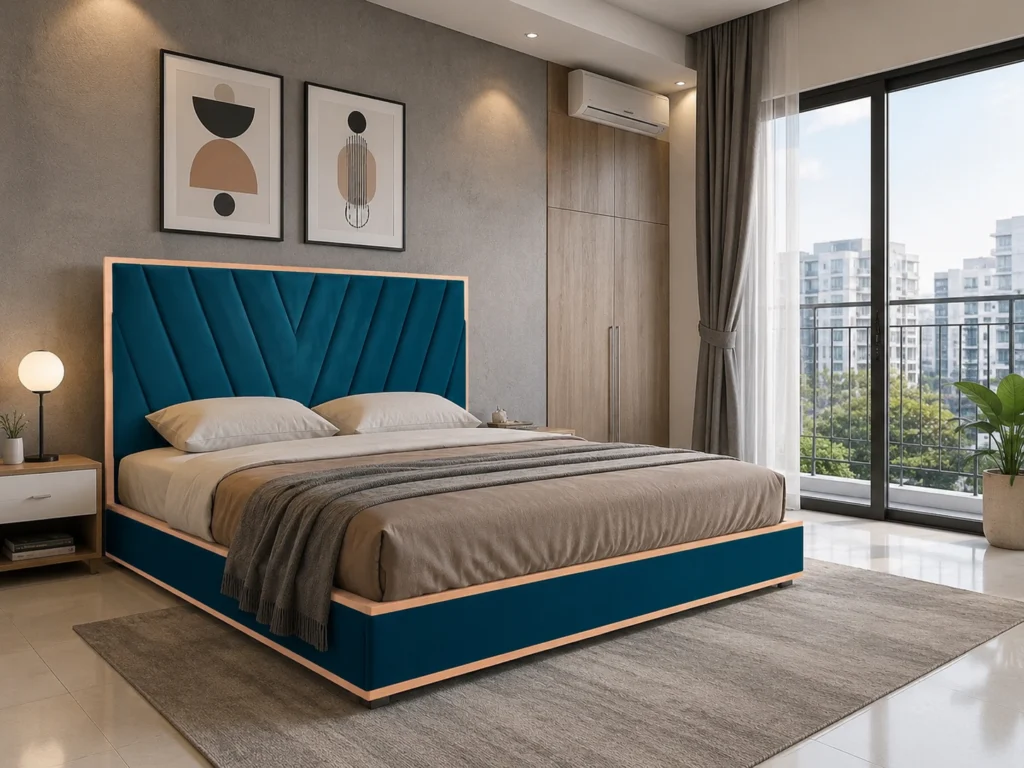 BED-501 — রে-প্যাটার্ন কুশন খাট
