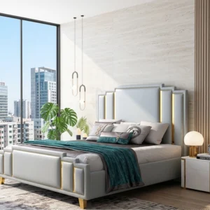 BED-513 পারল হোয়াইট গোল্ড খাট | AKAR