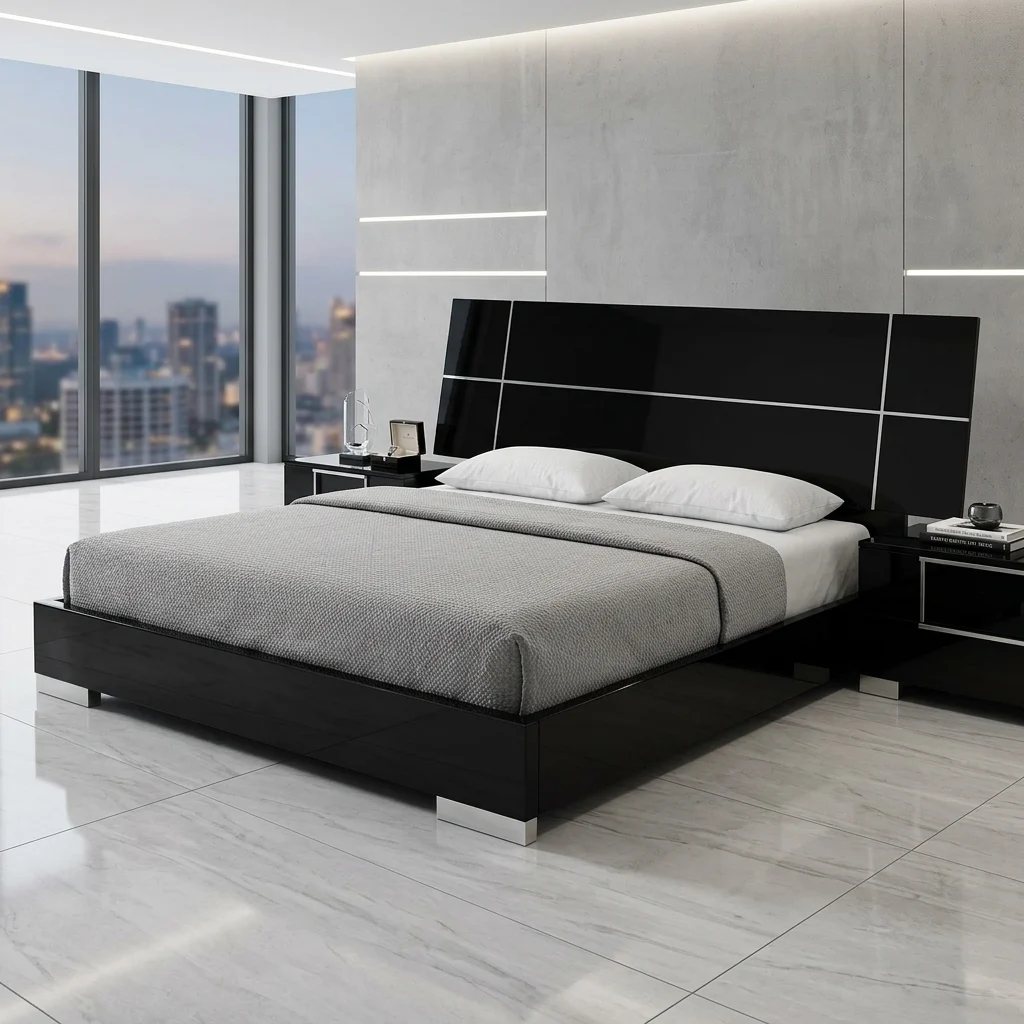 BED-529 — গ্লসি ব্ল্যাক ব্রোড খাট