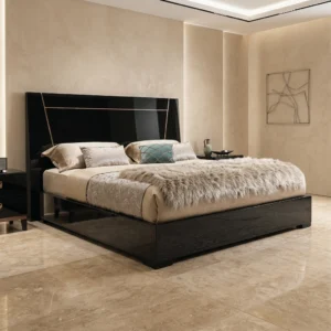 BED-530 ব্ল্যাক গ্লস রোজগোল্ড খাট | AKAR